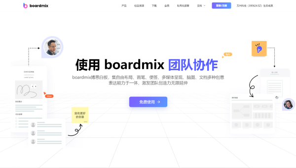 Screenshot of BoardMix